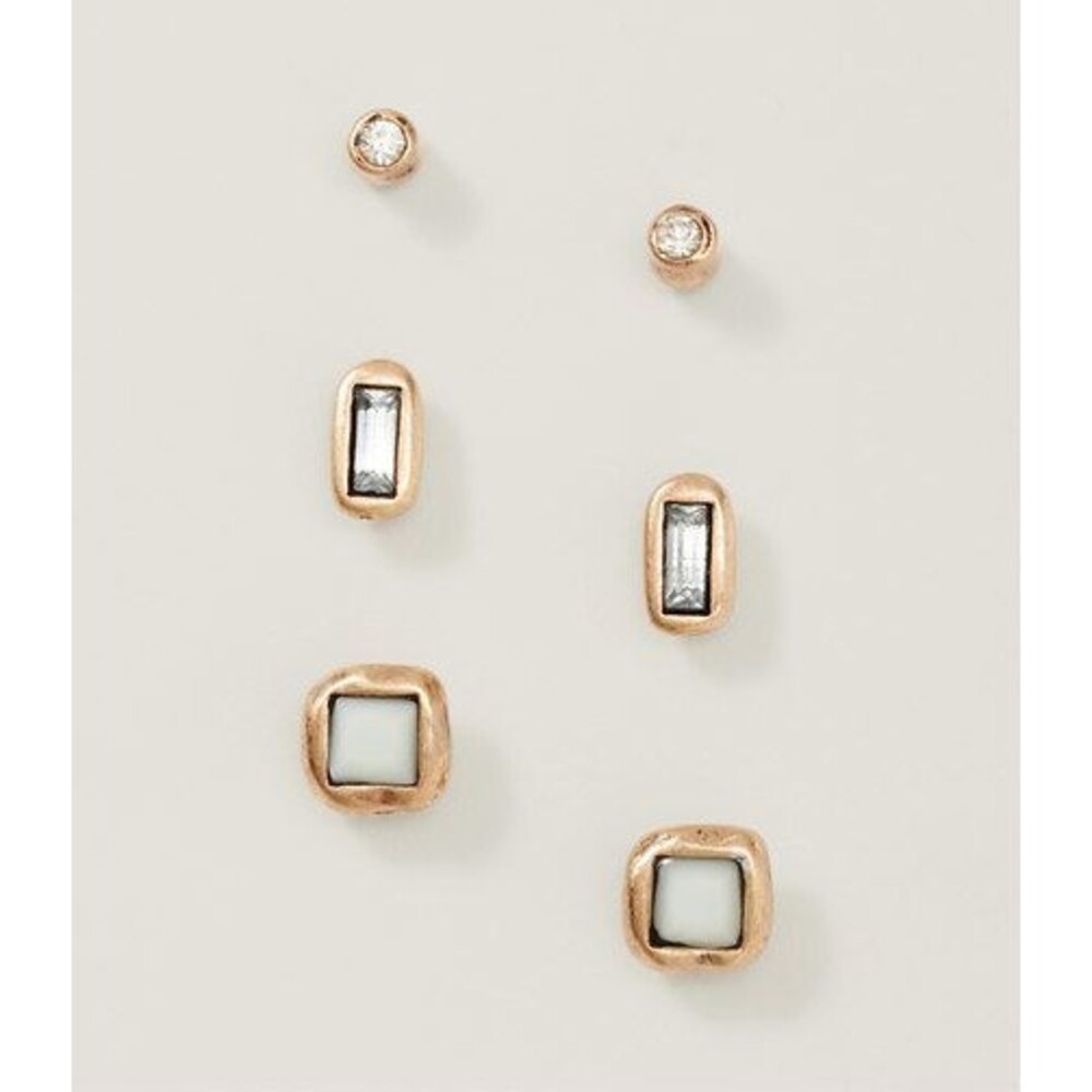 Ann Taylor LOFT Women's Stud Earrings Set NWT $29